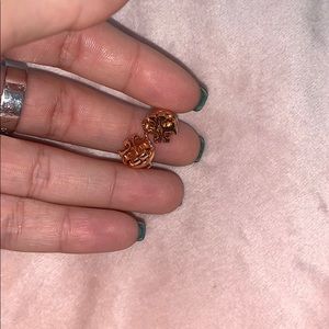 Rose Gold Tory Burch Earrings